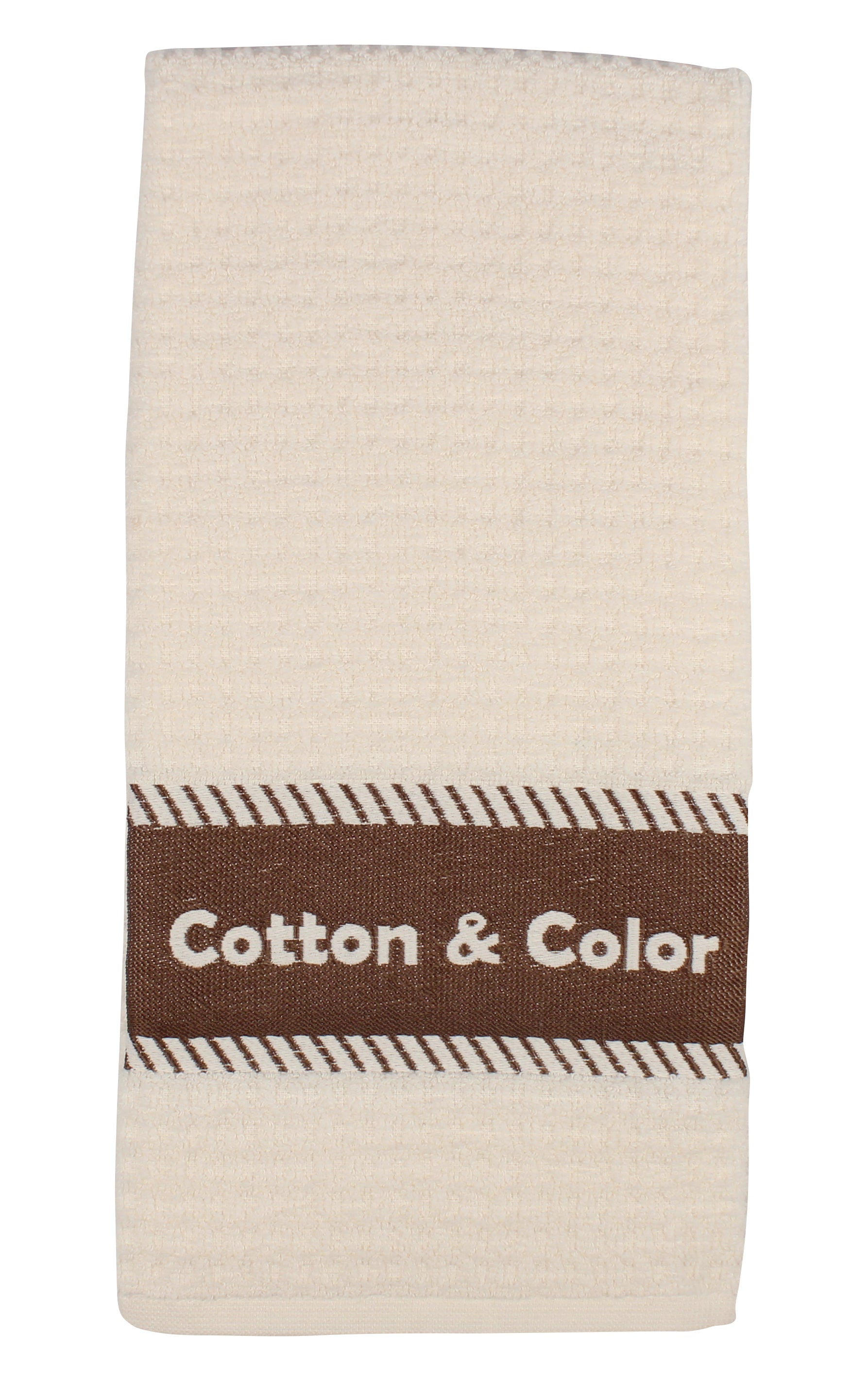 COPPIA Canovaccio in nido d'ape con fascia jacquard tinta unita.