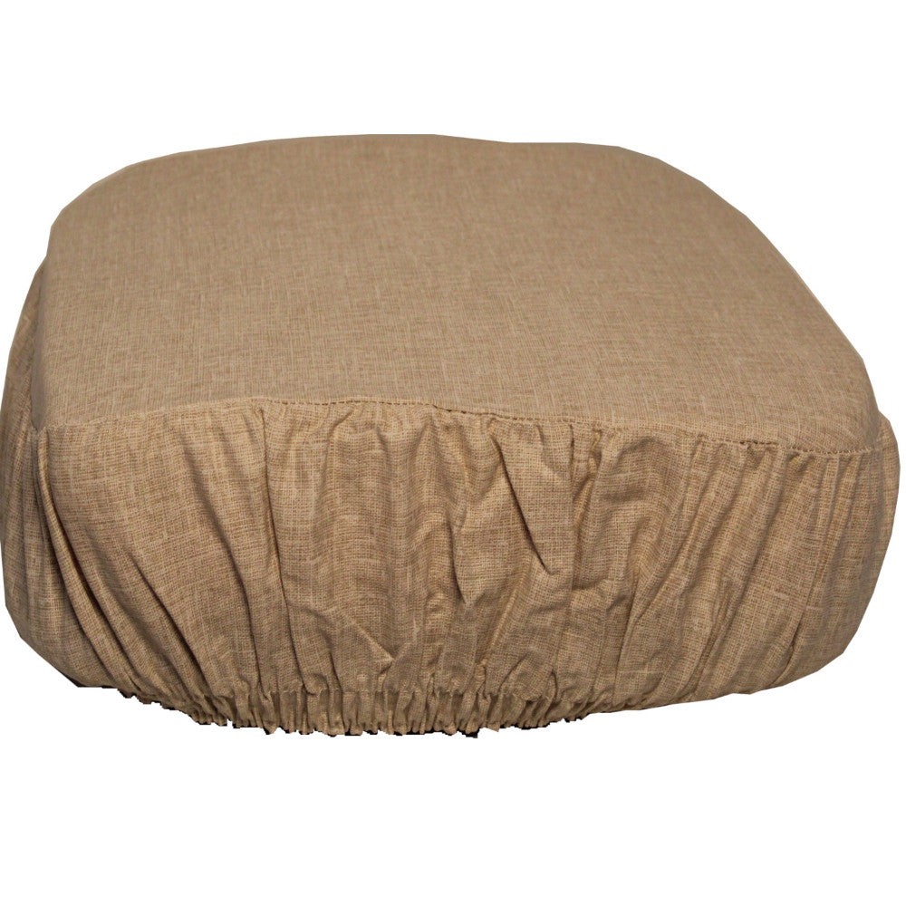 Set 4 pezzi Coprisedia quadrato a cappuccio sfoderabile  cm. 38*38+fascia cm. 13